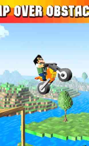 Cube Motocross: Bike Stunts 3D 2