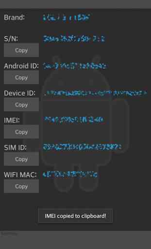 Device ID - IMEI - S/N - MAC 2