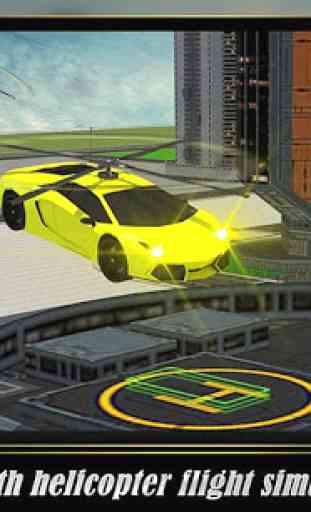 Helicopter Flying Car 2