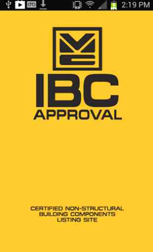IBC Approval 1