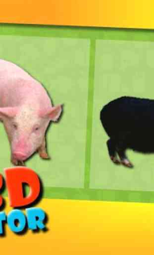 Pigs 3D Simulator 3