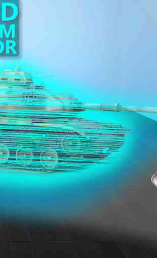 Tank Simulator 3D Hologram 2