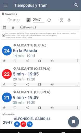 TiempoBus y Tram Alicante 1