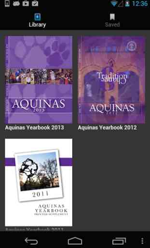 Aquinas Yearbook 1