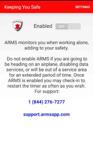 ARMS – Arms Reach Monitoring 1
