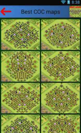 Best Clash of clans maps 1