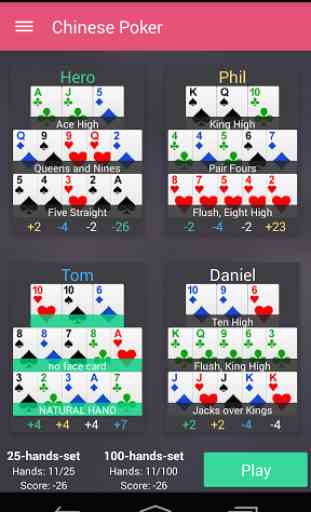 Chinese Poker 1