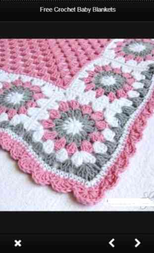 Crochet Couvertures bébé 3