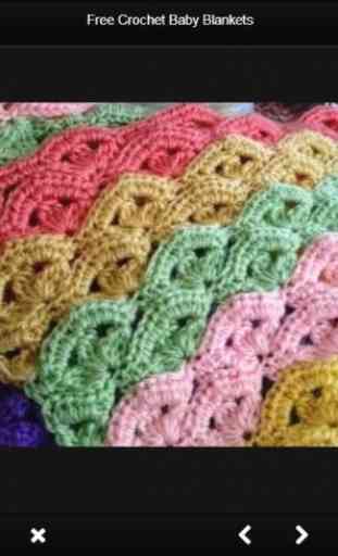 Crochet Couvertures bébé 4