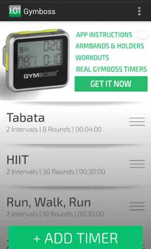 Gymboss Interval Timer 3