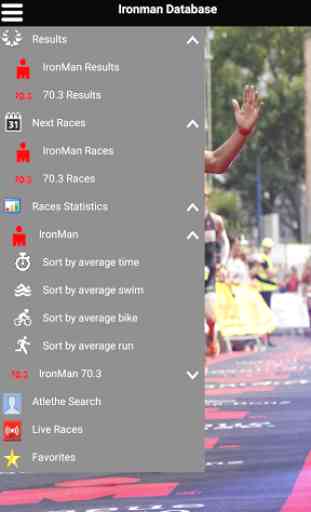 Ironman Database - Tracker app 1
