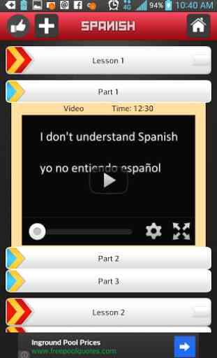 Learn Spanish by Babel Yak 3