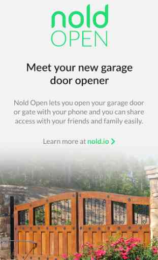 Nold Open - Garage Door Opener 1