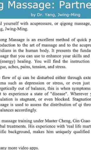 Qigong Massage: Partner 2
