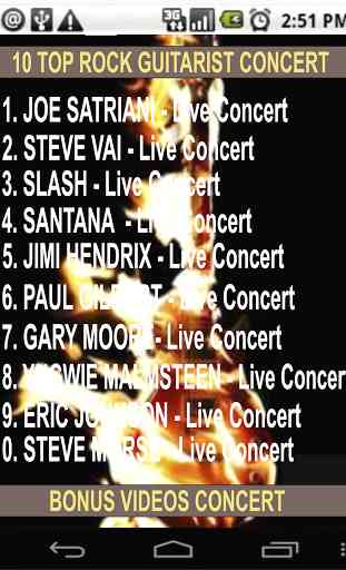 Rock Guitarist Concerts 1