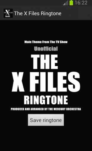 X Files Ringtone unofficial 2