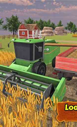 Tracteur récolte agricole sim 2