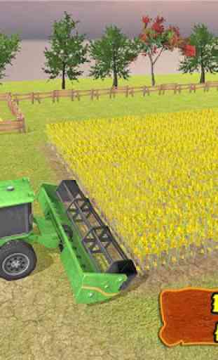 Tracteur récolte agricole sim 4