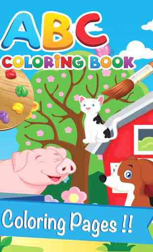Alphabet Coloring book kid 1