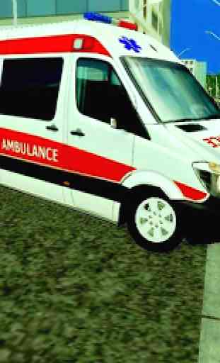Ambulance 3D de conduite 3