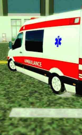 Ambulance 3D de conduite 4