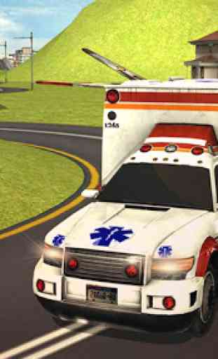 Ambulance vol simulateur 3d 2