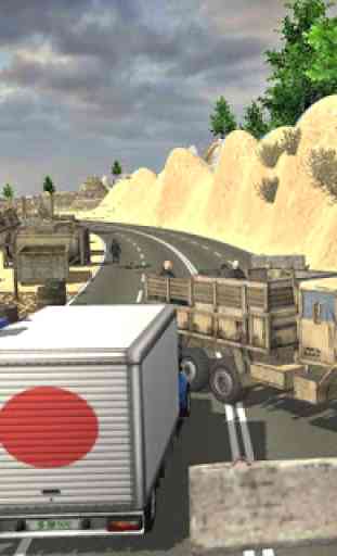 armée sauvetage camion 3D 1