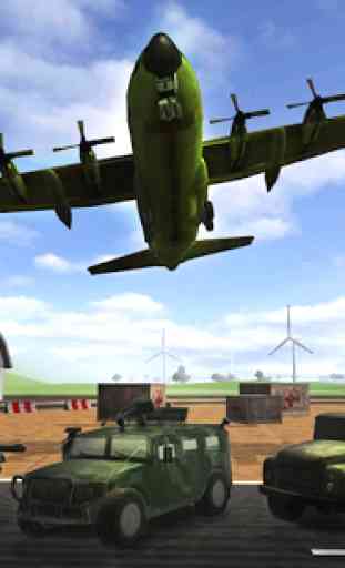 Army plane cargo simulator 3D 2