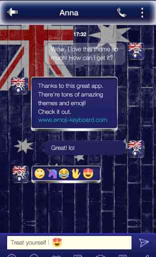Australia Emoji Keyboard Theme 2