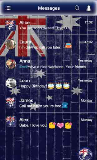 Australia Emoji Keyboard Theme 4
