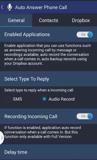 Auto Answer Phone Call Pro 2