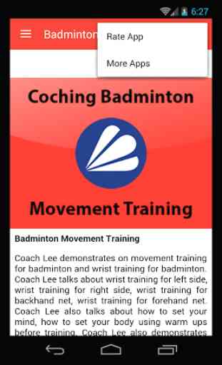 Badminton Footwork Training 4