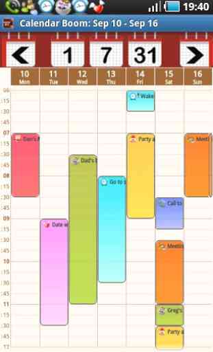 Business Calendar Boom Pro 3