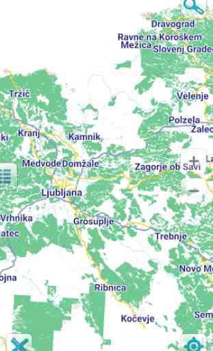 Carte de Slovénie hors-ligne 1