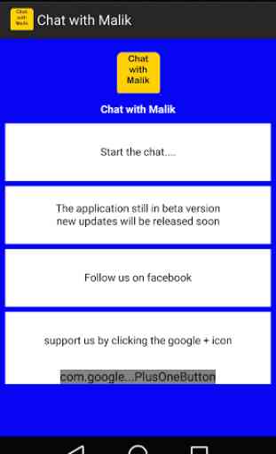 Chatbot : Chat with Malik 1