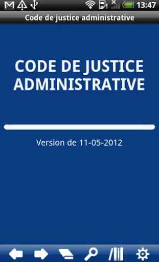 Code de Justice Administrative 1