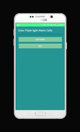 Color Flash light Alerts Calls 2