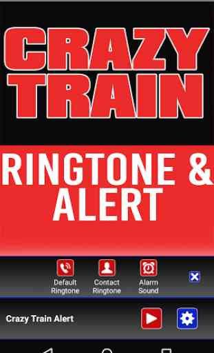 Crazy Train Ringtone and Alert 2