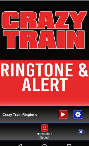 Crazy Train Ringtone and Alert 3