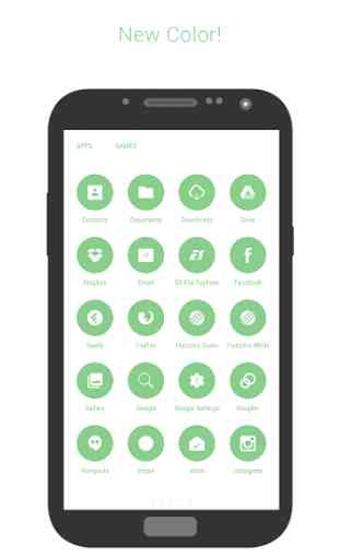 Flatcons Green Icon Pack 1
