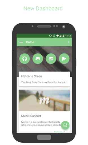 Flatcons Green Icon Pack 4