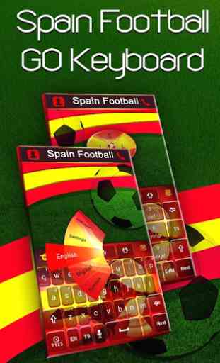 Football Spain Keyboard Theme 1