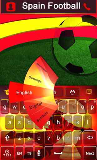 Football Spain Keyboard Theme 2