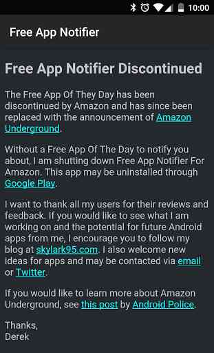 Free App Notifier For Amazon 1