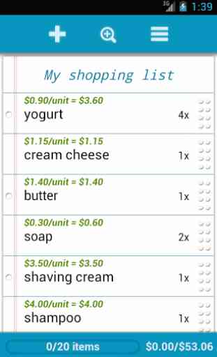 Grocery List 2