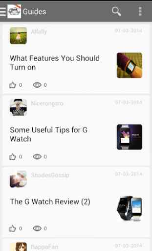 Guide for LG G Watch 2