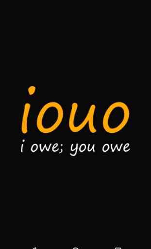 iouo - I owe; you owe 1