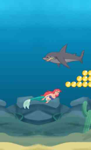 Mermaid Ariel Shark Attack 3