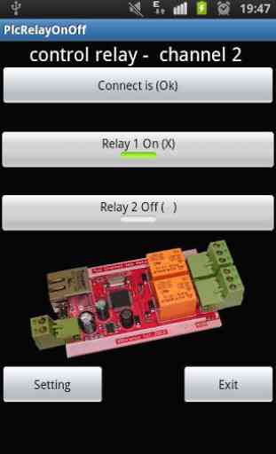 PLC 2 relay remote control net 4