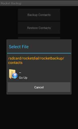 Rocket Backup (SMS&Contacts) 2